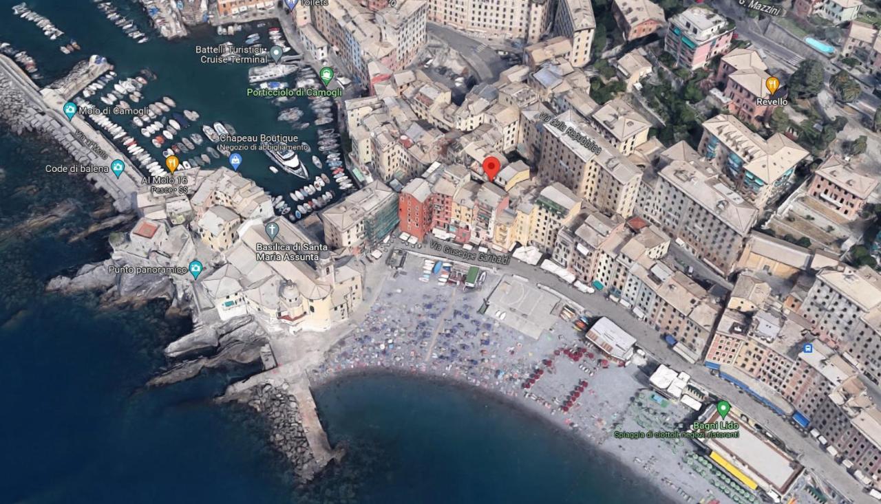 La Casa Nel Cuore Di Camogli Bagian luar foto